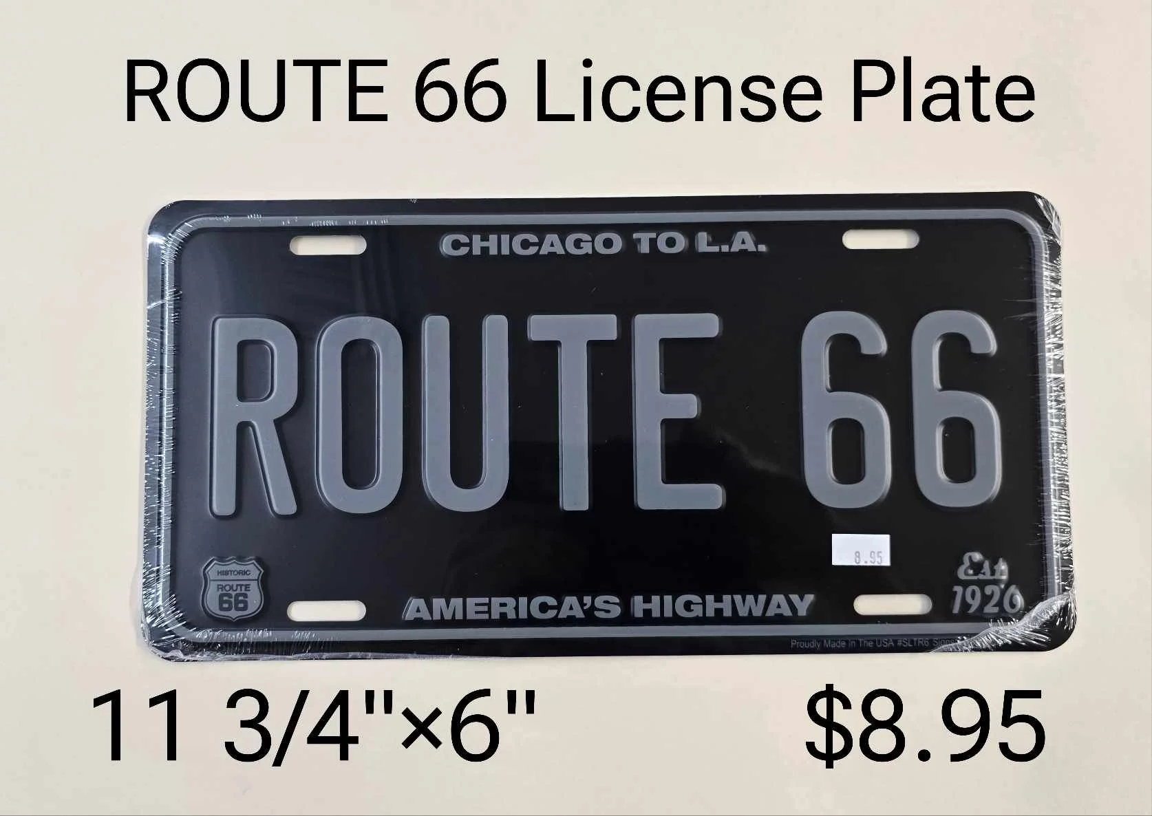 Route 66 License Plate — Jack Rabbit Trading Post